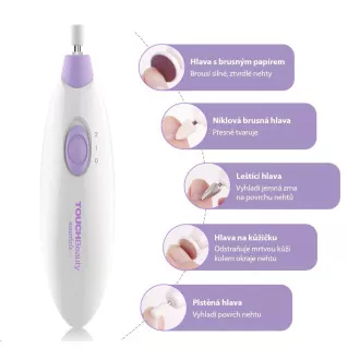 TOUCHBeauty 1039 Manikűr és pedikűr csiszológép 5in1