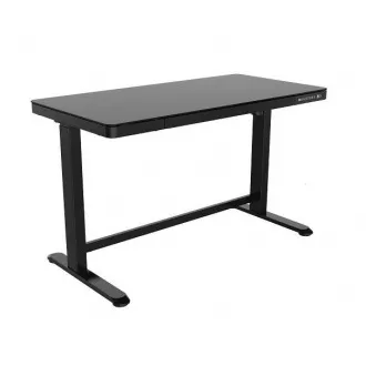 Delso WORKSTATION Elektromosan állítható magasságú asztal fekete