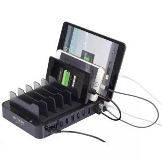 CONRAD USB töltőállomás állvánnyal mobiltelefonokhoz és táblagépekhez VOLTCRAFT PS-10 10 x USB CONRAD USB töltőállomás állvánnyal mobiltelefonokhoz és táblagépekhez VOLTCRAFT PS-10 10 x USB