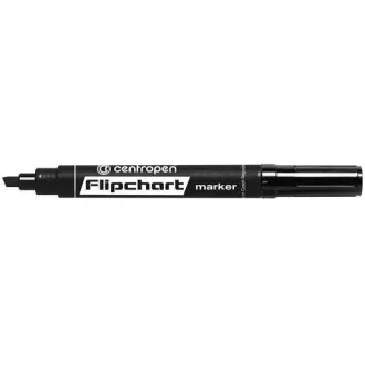 Marker Centropen 8560 flipcharthoz, fekete ékvég 1-4,6 mm Marker Centropen 8560 flipcharthoz, fekete ékvég 1-4,6 mm