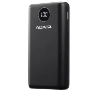 ADATA PowerBank P20000QCD - külső akkumulátor mobiltelefonhoz/táblagéphez 20000mAh, 2, 1A, fekete ADATA PowerBank P20000QCD - külső akkumulátor mobiltelefonhoz/táblagéphez 20000mAh, 2, 1A, fekete