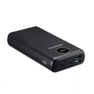ADATA PowerBank P20000QCD - külső akkumulátor mobiltelefonhoz/táblagéphez 20000mAh, 2, 1A, fekete ADATA PowerBank P20000QCD - külső akkumulátor mobiltelefonhoz/táblagéphez 20000mAh, 2, 1A, fekete