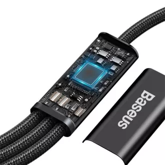 Baseus Rapid Series töltő / adatkábel 3in1 Type-C/ (Micro USB   Lightning PD 20W   USB-C) 1.5m fekete