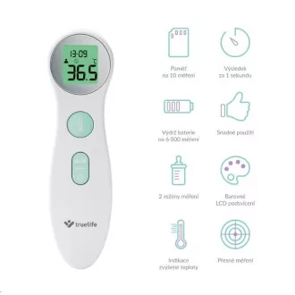 TrueLife Care Q6 - érintésmentes egészségügyi hőmérő