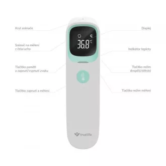 TrueLife Care Q9 - érintésmentes egészségügyi hőmérő