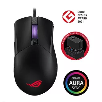ASUS egér ROG GLADIUS III (P514), USB, fekete