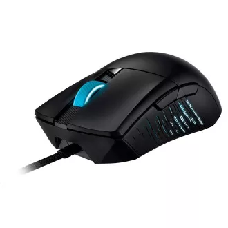 ASUS egér ROG GLADIUS III (P514), USB, fekete