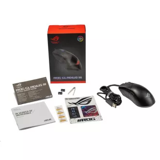 ASUS egér ROG GLADIUS III (P514), USB, fekete