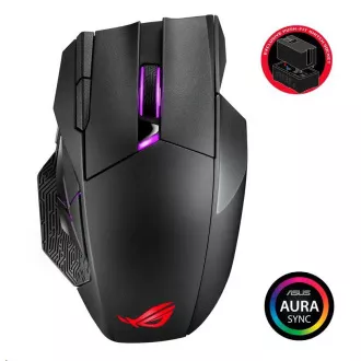 ASUS egér ROG SATHA X (P707), vezeték nélküli, fekete