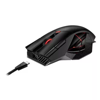 ASUS egér ROG SATHA X (P707), vezeték nélküli, fekete
