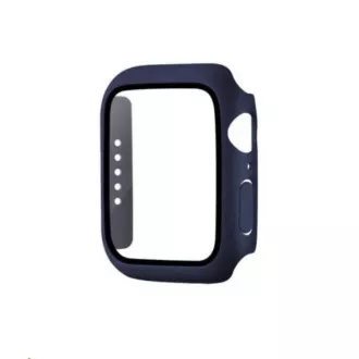 COTEetCI polikarbonát tok képernyővédővel Apple Watch 41 mm-es Apple Watch-hoz kék
