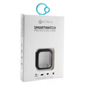 COTEetCI polikarbonát tok képernyővédővel Apple Watch 41 mm-es Apple Watch-hoz kék