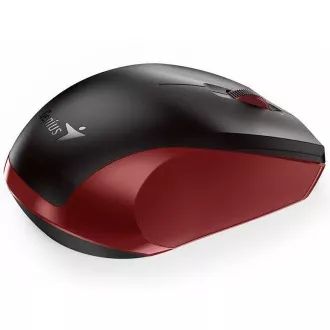 GENIUS egér NX-8006S / 1600 dpi / vezeték nélküli / csendes / fekete-piros