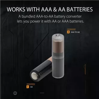 ASUS egér TUF GAMING M4 WL (P306), fekete
