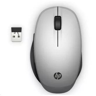 HP Dual Mode Silver Mouse 300 - bluetooth egér, egyszerre két számítógéphez csatlakoztatható HP Dual Mode Silver Mouse 300 - bluetooth egér, egyszerre két számítógéphez csatlakoztatható