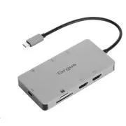 Targus® USB-C™ univerzális kettős HDMI 4K dokkolóállomás 100 W-os Power Delivery Pass-Thru átvitellel
