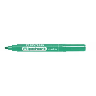 Marker Centropen 8550 flipcharthoz, zöld hengeres hegy 2,5 mm Marker Centropen 8550 flipcharthoz, zöld hengeres hegy 2,5 mm