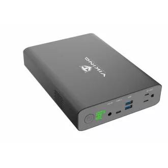 Viking powerbank NF130W 220 V-os kimenettel, 64000 mAh, fekete színű Viking powerbank NF130W 220 V-os kimenettel, 64000 mAh, fekete színű