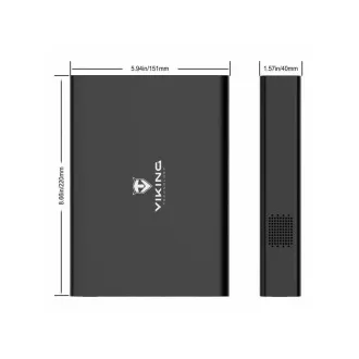 Viking powerbank NF130W 220 V-os kimenettel, 64000 mAh, fekete színű Viking powerbank NF130W 220 V-os kimenettel, 64000 mAh, fekete színű