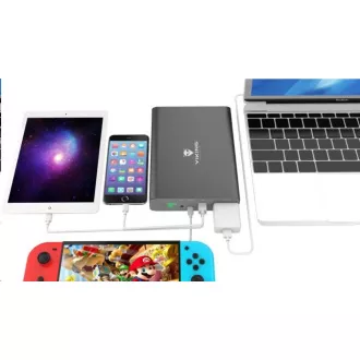 Viking powerbank NF130W 220 V-os kimenettel, 64000 mAh, fekete színű Viking powerbank NF130W 220 V-os kimenettel, 64000 mAh, fekete színű