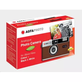 AgfaPhoto REUSABLE CAMERA 35MM BROWN AgfaPhoto REUSABLE CAMERA 35MM BROWN