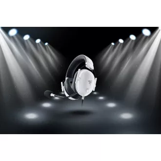 RAZER fejhallgató Blackshark V2 X, 3,5 mm, fehér