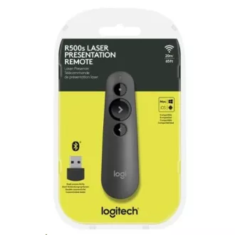 Logitech Wireless Presenter R500s grafit, vezeték nélküli prezenter