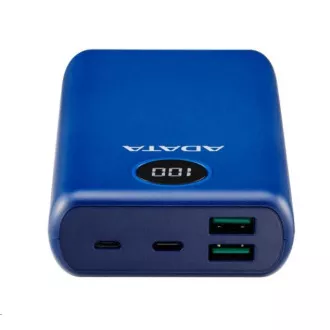 ADATA PowerBank P20000QCD - külső akkumulátor mobilhoz/tablethez 20000mAh, 2, 1A, kék (74Wh) ADATA PowerBank P20000QCD - külső akkumulátor mobilhoz/tablethez 20000mAh, 2, 1A, kék (74Wh)