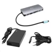 i-tec USB-C Metal Nano Dock HDMI/VGA LAN   PD 100 W   tápegység 77W (PD 65W)