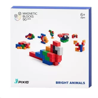 PIXIO Bright Animals mágneses építő készlet PIXIO Bright Animals mágneses építő készlet