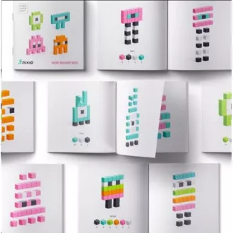 PIXIO Mini Monsters mágneses építő készlet