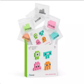 PIXIO Mini Monsters mágneses építő készlet