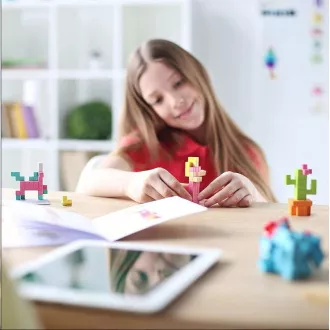PIXIO Mini Monsters mágneses építő készlet
