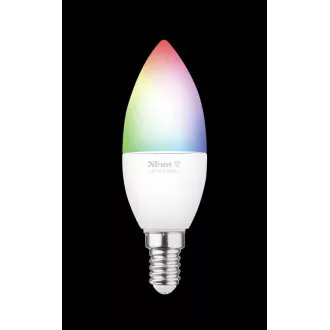 TRUST Smart WiFi LED gyertya E14 Fehér és színes
