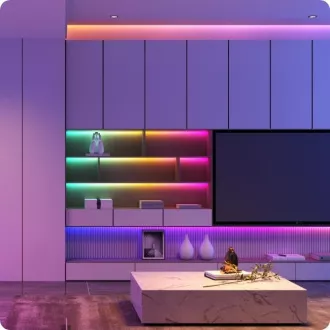 Govee WiFi RGBIC Smart PRO LED szalag 5m - extra tartós Govee WiFi RGBIC Smart PRO LED szalag 5m - extra tartós