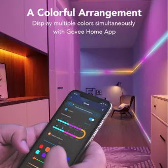 Govee WiFi RGBIC Smart PRO LED szalag 10m - extra tartós