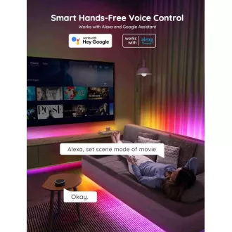 Govee WiFi RGBIC Smart PRO LED szalag 10m - extra tartós