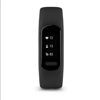 Garmin vívosmart® 5 monitoring karkötő, Fekete, méret L Garmin vívosmart® 5 monitoring karkötő, Fekete, méret L