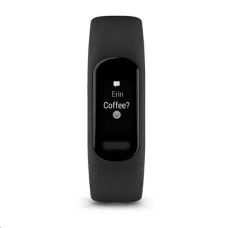 Garmin vívosmart® 5 monitoring karkötő, Fekete, méret L Garmin vívosmart® 5 monitoring karkötő, Fekete, méret L