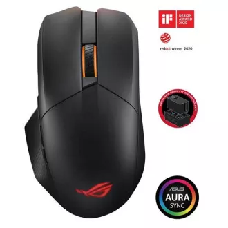 ASUS egér ROG CHAKRAM X, RGB, Bluetooth