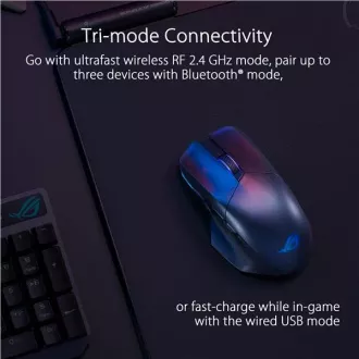 ASUS egér ROG CHAKRAM X, RGB, Bluetooth
