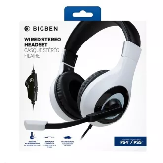 Bigben Gaming Headset PS5HEADSETV1WHITE játékfejhallgató