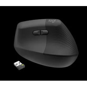 Logitech Wireless Mouse Lift for Business, grafit / fekete