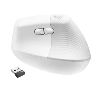 Logitech vezeték nélküli egér Lift for Business, törtfehér / halványszürke