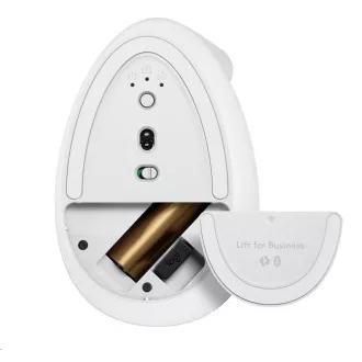 Logitech vezeték nélküli egér Lift for Business, törtfehér / halványszürke