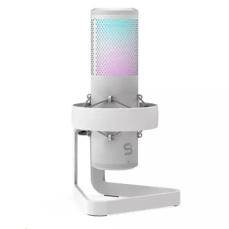 SPC Gear mikrofon AXIS Streaming mikrofon Onyx fehér USB