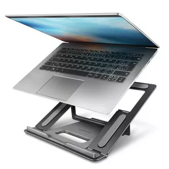 AXAGON STND-L, fém állvány 10"-17,3" laptopokhoz, 4 állítható magasságú, szürke színű AXAGON STND-L, fém állvány 10"-17,3" laptopokhoz, 4 állítható magasságú, szürke színű