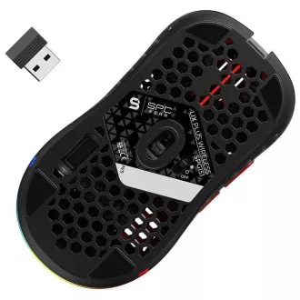 SPC Gear Gaming Mouse LIX Plus vezeték nélküli / Gaming egér / PAW3370 / Kailh 8.0 / ARGB / Vezeték nélküli / Vezeték nélküli SPC Gear Gaming Mouse LIX Plus vezeték nélküli / Gaming egér / PAW3370 / Kailh 8.0 / ARGB / Vezeték nélküli / Vezeték nélküli
