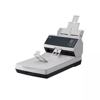 RICOH szkenner Fi-8270 A4, tábla pass, 70 oldal/perc, 600 dpi, LAN RJ45-1000, USB 3.2, ADF 100 lap, 10000 lap/nap