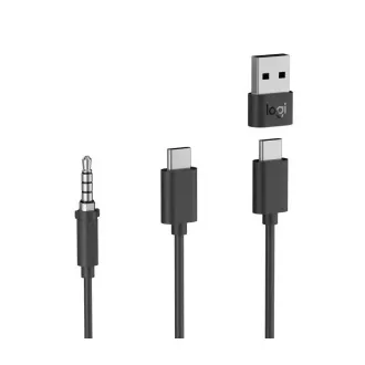 Logitech Zone vezetékes fülhallgató csapatok, grafit